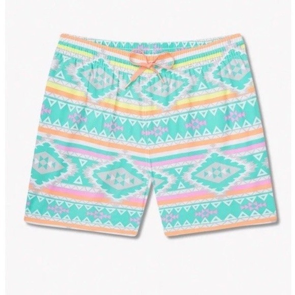Chubbies Tribal Aztec Swim 7” Trunks Board Shorts Teen XL 18/20 Mens M 30-34 $70 - Picture 15 of 16